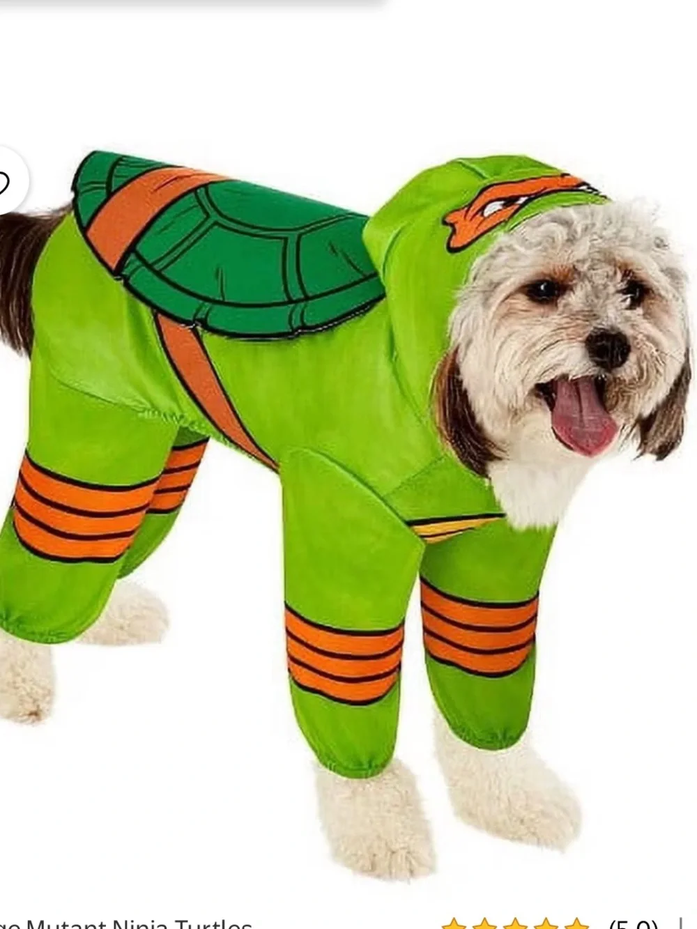 Teenage Mutant Ninja Turtles Michelangelo Halloween Dog Costume